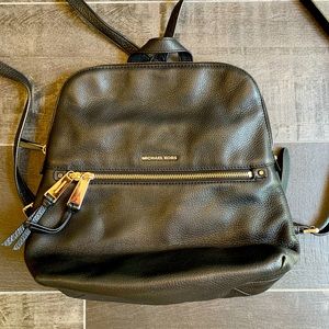 Michael Kors Rhea Zip Black Backpack